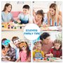 RUIJIE 32Pièces Masques à Colorier Enfants Masque Animaux Masques d'Animaux Vierges avec 2 Ensembles de 6 Stylos de Couleur et C