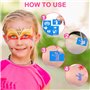 Peinture Corporelle Pour Le Visage, Palette De Maquillage Pour Enfants 15 Couleurs, Peinture Visage Enfant, 40 Pochoirs, 8 Pince