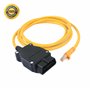 Enet OBD2 OBDii RJ45 Câble Ethernet vers OBD Compatible avec BMW Série F/G ista