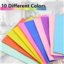 HOMIKLSA 20 Sacs Cadeau avec Poignées 21x15x8cm - 10 Couleurs Éclatantes, Parfaits pour Shopping, Mariages, Fêtes et Anniversair