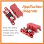HUAREW ANM/MEGA Automotive Fuse Block Fuse Holder (2 pièces)