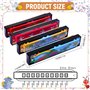 4 Pièces Harmonica pour Enfants, 16 Trous Dessin Animé Couleur Harmonica Jouet, Différents Motifs de Dessins Animés Colorés, Trè