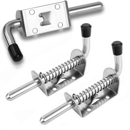 2 Pièces Loquet Ressort Robuste Inox