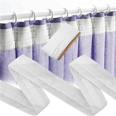 Oneroomone Ruban à Plis Pincés pour Rideaux