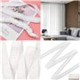 Oneroomone Ruban à Plis Pincés pour Rideaux, 3 cm x 30 m, Accessoires pour Fenêtre, Porte et Douche