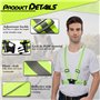 Gilet Fluorescent de Sécurité