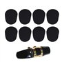 Pack de 8 Coussins d'Embouchure en Caoutchouc Ovale pour Saxophone Alto
