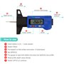 RUIZHI Jauge de Profondeur Numérique de Pneu Jauge Caliper LCD 0-25.4mm de Profondeur Numérique des Pneus Gauge pour Auto Moto V