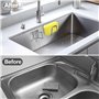 TDUNSYA 6 Pièces Porte Eponge Evier Cuisine, Porte Eponge Evier Auto Adhesif, INOX, Support Eponge INOX, Support Eponge Evier Cu