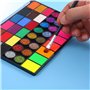 Onlvmyur Palette de Maquillage Enfants Halloween Lavables Peinture Visage Enfant pour Halloween Carnaval, Convient 42 Couleurs, 