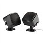 Haut-Parleur Audio de Voiture, Tweeter 500W de Haut-Parleur Audio Fort de Voiture 2pcs Petite Voiture carrée