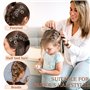 TRKETK 60 Pièces Barrettes Etoile Pinces Cheveux à Pression Pinces à Cheveux Étoiles en Métal Argent Mignon Barrettes à Cheveux