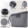 BNGXR Sac à Documents Ignifuge avec Serrure, Sacs Anti-Odeurs avec Serrure à Combinaison, 30x20 cm Sac à Argent Etanche, Sac de
