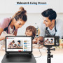Appareil Photo Numérique 56MP 4K Compact Caméra Zoom Numérique 20X Digital Camera avec Carte de 32 Go pour Étudiant Adulte Début