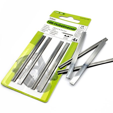 Lot de 4 lames réversibles HM - 75