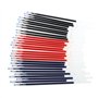 10pcs 0.5mm gel encre stylo à bille plomb Noir Bleu Rouge papeterie puissance bleu