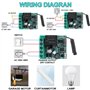 Télécommande sans fil FR 433 MHZ 1 canal : AC 220 V 230 V Relais sans fil Récepteur avec 2 émetteurs de commande radio, module r