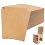 Lot de 30 cartons ondulés A4 (210 x 297 mm) en carton ondulé pour travaux manuels