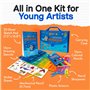 Mimtom Kit de Pochoirs à Dessiner pour Enfants | Kit de 51 Pochoirs Arts Plastiques avec plus de 240 Formes Inspirantes pour Lib