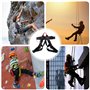 GBKDQQ Harnais d'escalade : harnais d'escalade fixant anti-chute ceinture de sécurité pour sauvetage du feu, alpinisme, demi-cei