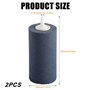 Lot de 2 pierres à air pour aquarium - 10 cm - Grand diffuseur de bulles d'air Airstones - Tuyau de 4 mm/6 mm - Pierre à gazéifi