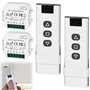 Lot de 2 commandes de volet roulant sans fil - Interrupteur intelligent - Compatible avec interrupteur sans fil 230 V - Pour vol