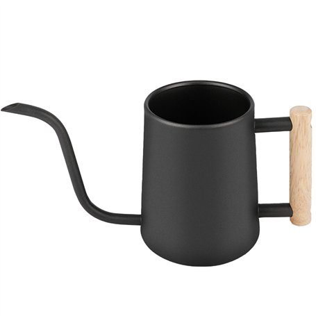 Arrosoir d'intérieur en acier inoxydable noir de 1 l