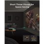 ViewSonic X2-4K Pro 4K HDR Short Throw Smart LED Home Projector with Built-in Google TV