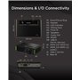 ViewSonic X2-4K Pro 4K HDR Short Throw Smart LED Home Projector with Built-in Google TV