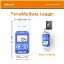 Elitech Mini USB Enregistreur de données de température, Haute Précision Capteur, 32000 points de Capacité d'enregistrement (RC-