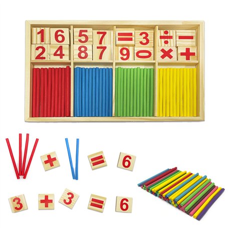 BEIIEB 1 lot de jouets mathématiques éducatifs