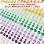 900 Autocollants en Strass Colorés de Différentes Formes et 26 de Forme Impaire - Pour Maquillage du Visage, Décoration Nail Art