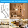 JIZZU 2 Pcs Charnière de Soutien de Couvercle à Fermeture Douce avec Vis et Clé Allen, Nickel Satiné, Support 18kg, Charnière de