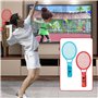 Ensemble d'accessoires de sport Switch 2024 - Kit d'accessoires familiaux 10 en 1 pour les jeux de sport : raquettes de tennis, 