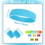 UQTUKO Ensemble Bandeau de Sport et Serre-Poignets - 15 Pièces Fluo Anti-Transpiration - Accessoires Rétro Années 80 et 90 Pour