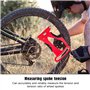 Tensiomètre de Bicyclette avec 2 Cle a Rayon Outil de Mesure de Tension pour Rayons d