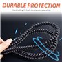 XPOOP 2 x 90 cm Spiral Wire Protection de Câble en Spirale pour Trottinette Brake Spiral Tube Cable Protector Cover Sac de Trans