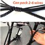 XPOOP 2 x 90 cm Spiral Wire Protection de Câble en Spirale pour Trottinette Brake Spiral Tube Cable Protector Cover Sac de Trans