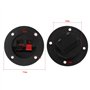 Xuniu 2 Pièces Terminal Rond Coupe Connecteur Pièces Express Spring Clip Double Reliure Post Vis Fil Or De Voiture Subwoofer Hau