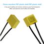 BouGPeng 2 Pièces Condensateur Polypropylène 0.22uf 275V X2 Condensateur Sécurité pour Feux Clignotants Ampoules LED non éteinte