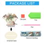 DCIDBEI 5D Diamant-Painting Objets de Décoration || Diamond Painting Fleurs et Oiseaux|| Tableau Diamant Statues Décoratives ||C