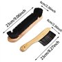 Lot de 2 brosses de Nettoyage pour Table de Billard et Table de Billard - Jaune
