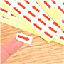 Cetornie Lot de 840 étiquettes autocollantes amovibles en forme de flèche 20 x 10 mm