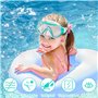 mizikuu Masque de Plongée Enfant, 4-12 Ans Lunettes de Natation Masque Snorkeling avec Vue Panoramique à 180 ° Lunettes de Plong