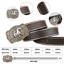 Wzhtuzi Ceinture western pour homme, ceinture de cowboy, ceinture cowboy rodéo, ceinture en cuir, ceinture western pour femme, c