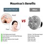 MOUNTRAX Masseur de tête électrique 5 en 1, Masseur de grattoir de tête portable pour la croissance des cheveux, nettoyage en pr