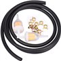 Kit Durite Essence - 2m Ø 6mm Conduite de Carburant + 2 Filtres à Carburant + 10 Colliers de Serrage pour Moteurs Kawasaki, Kohl