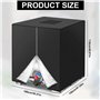 Druuzyl Bâche pour cuve IBC 1000L avec fermeture à glissière - Protection anti-UV/poussière 116x100x120cm - Housse étanche pour