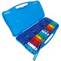 Glockenspiel 25 Lames en Métal avec Deux Mailloches - Mallette Plastique - Idéal Approche Musical Métallophone pour un Instrumen