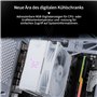 Thermalright Assassin X 120R Refroidisseur numérique pour CPU blanc, écran numérique, TL-P12W PWM Quiet Fan CPU, support AM4/AM5